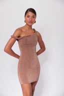Short Poppy Dress Taupe