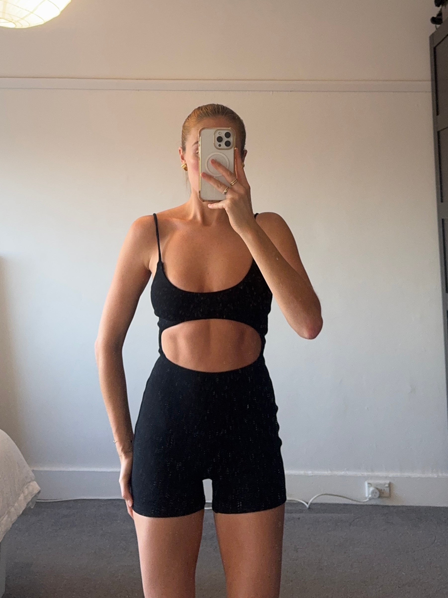 The Romi Romper Black