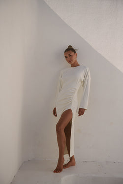 Isla Dress White