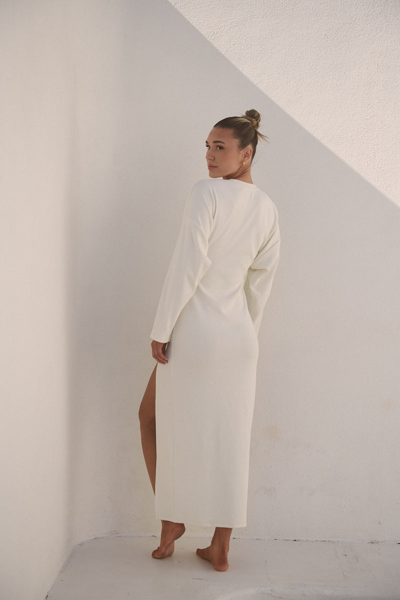 Isla Dress White