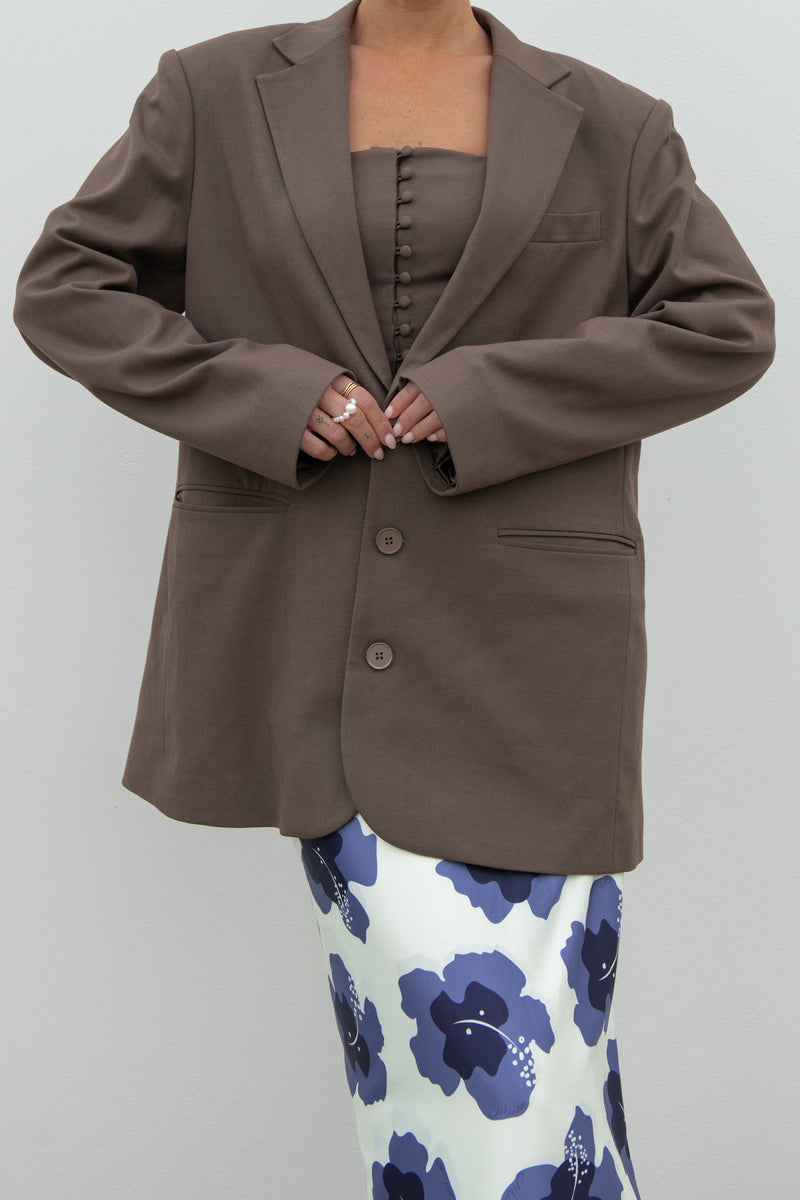 Enzo Blazer - Chocolate
