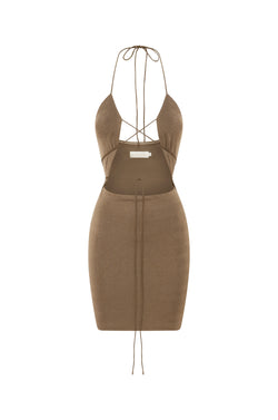 Short Florence Dress Taupe