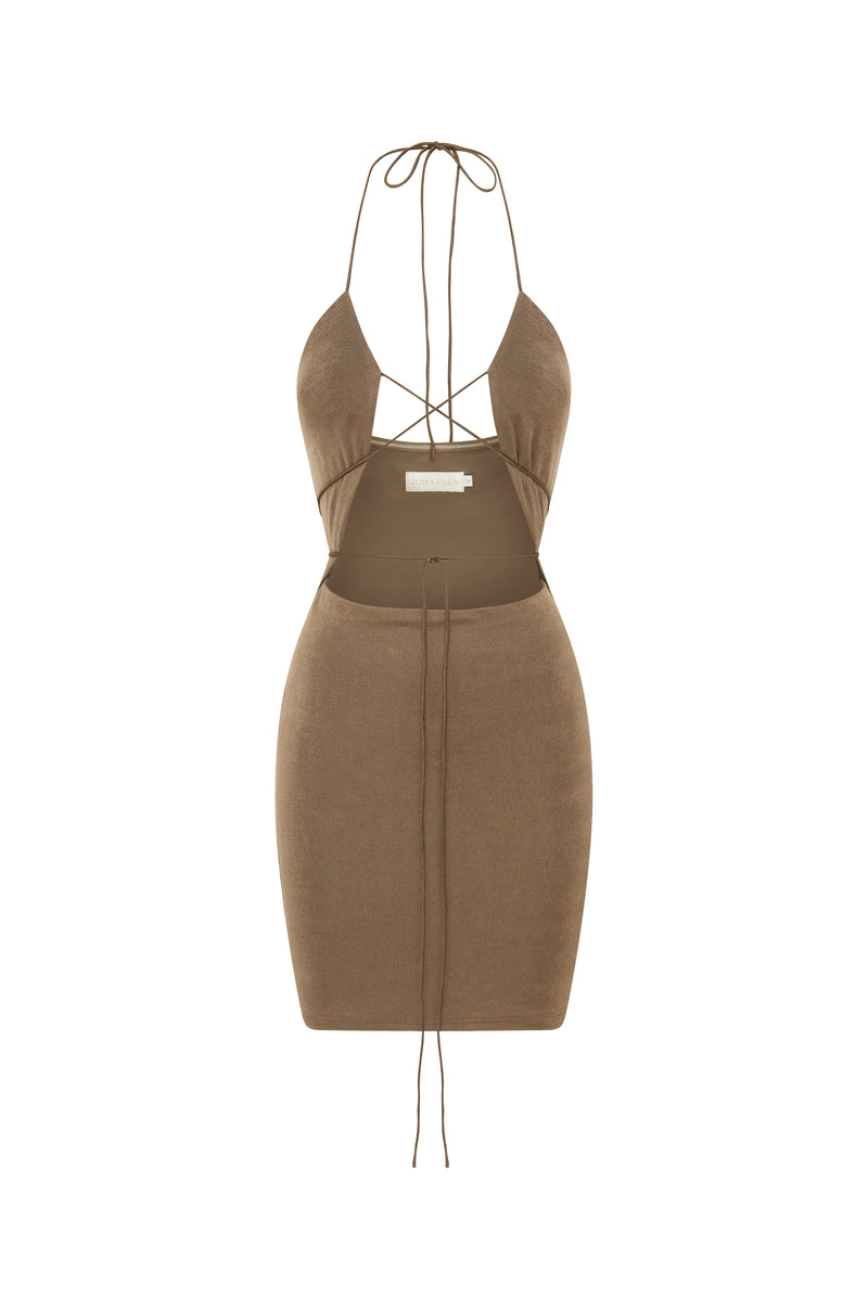 Short Florence Dress Taupe