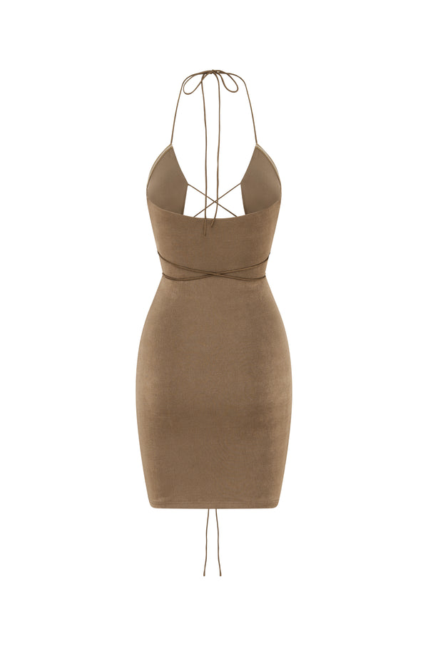 Short Florence Dress Taupe
