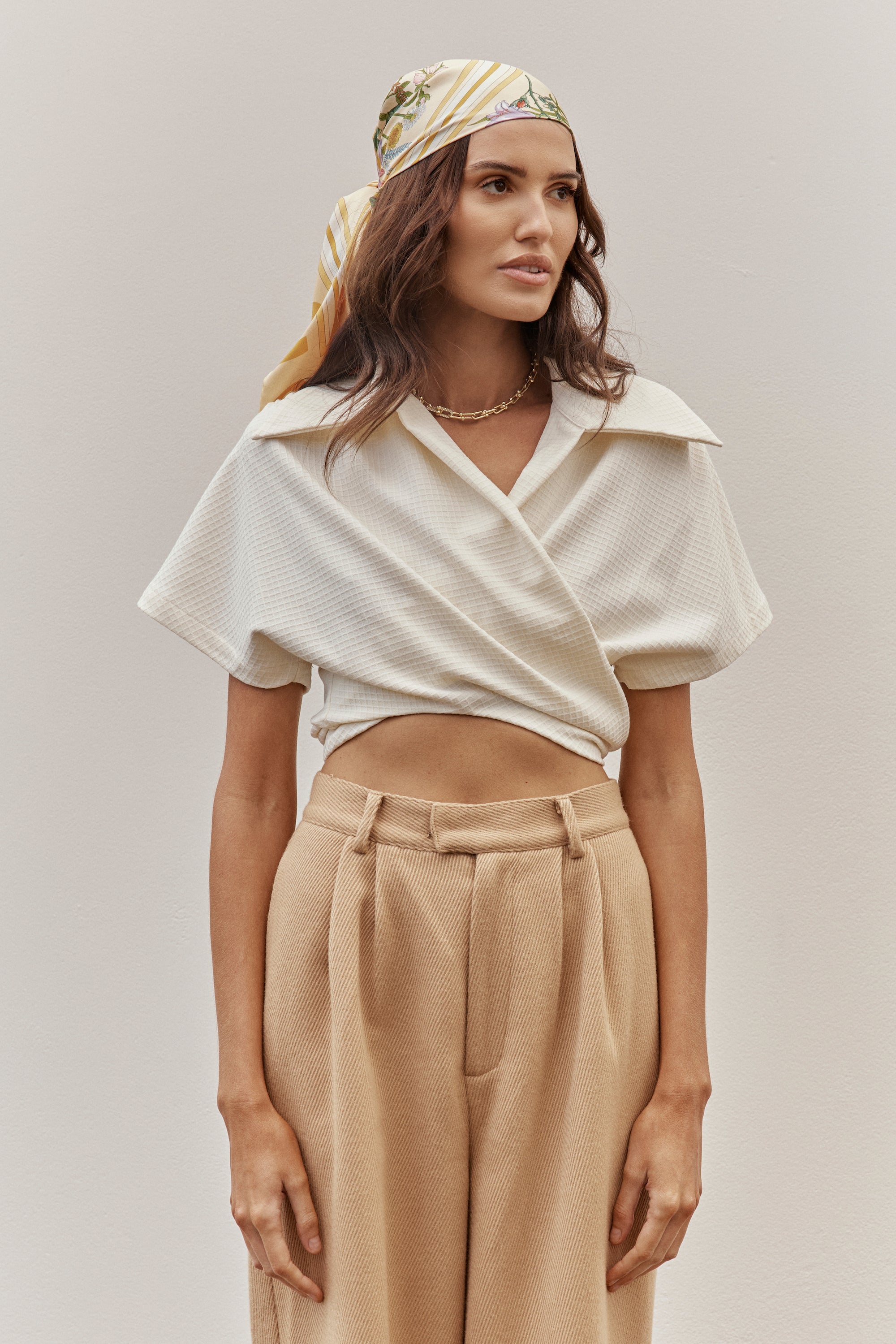 Emi Wrap Short Sleeve