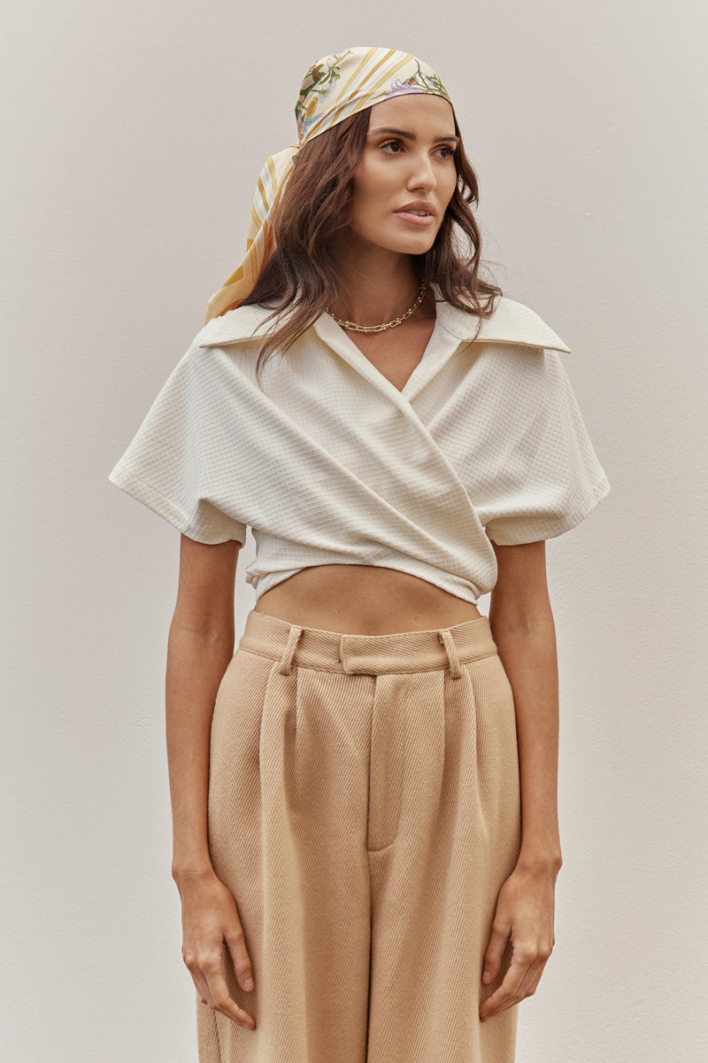 Emi Wrap Short Sleeve