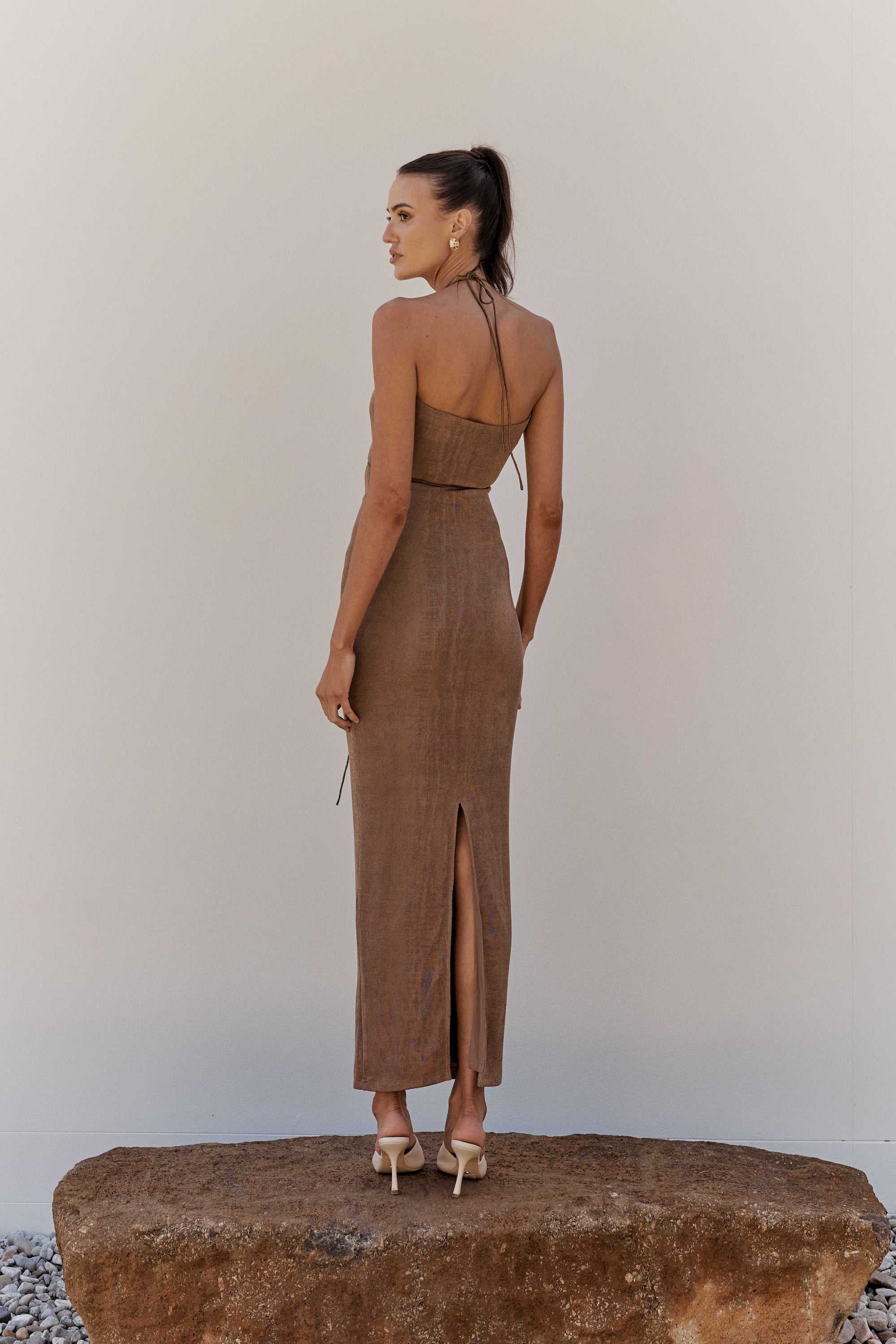 Florence Dress Taupe