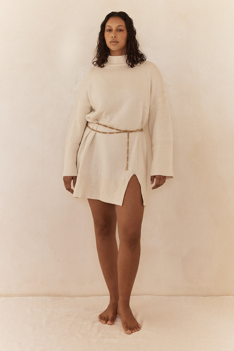 Nomma Jumper Dress Cream