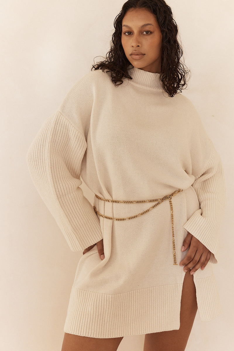 Nomma Jumper Dress Cream