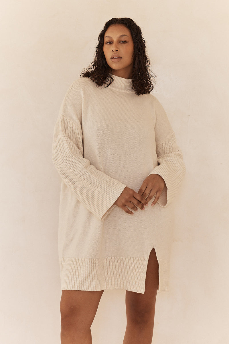 Nomma Jumper Dress Cream