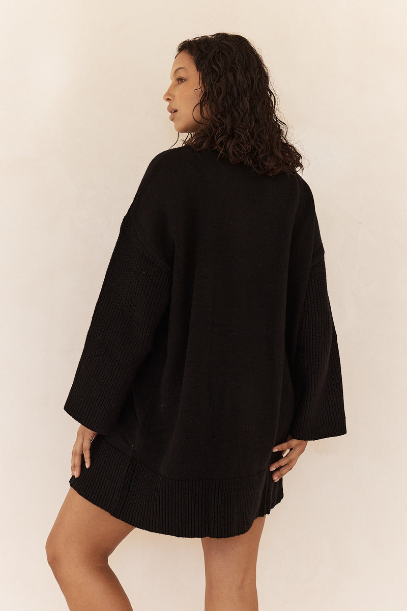 Nomma Jumper Dress Black