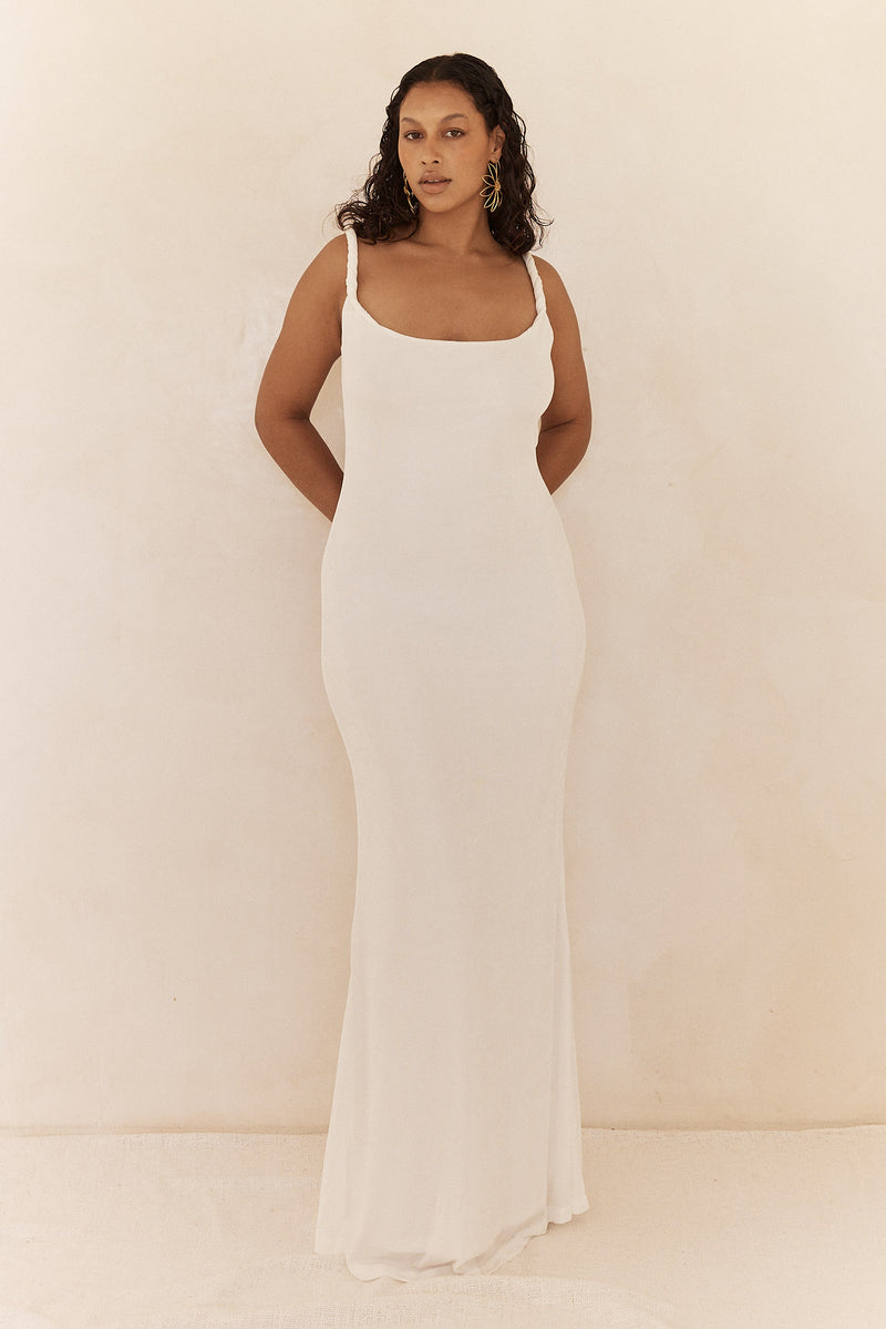 Frida Dress White