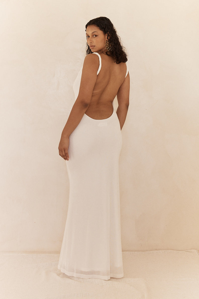 Frida Dress White