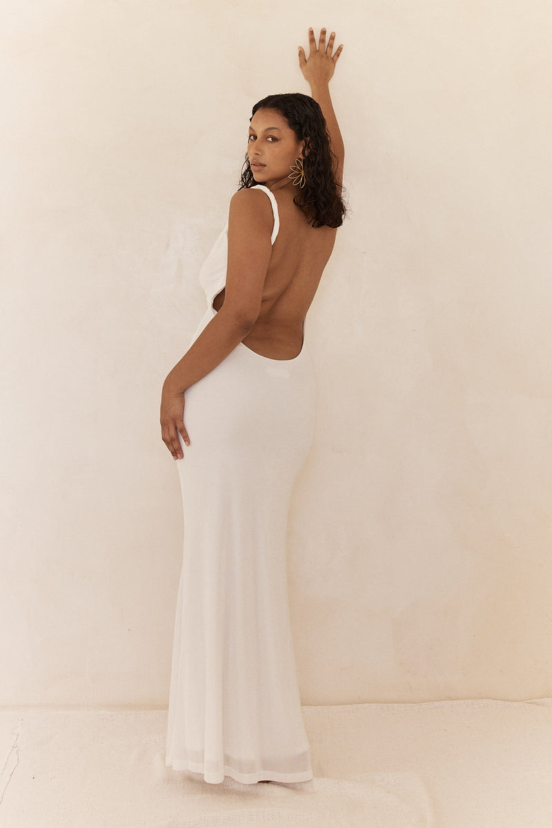 Frida Dress White