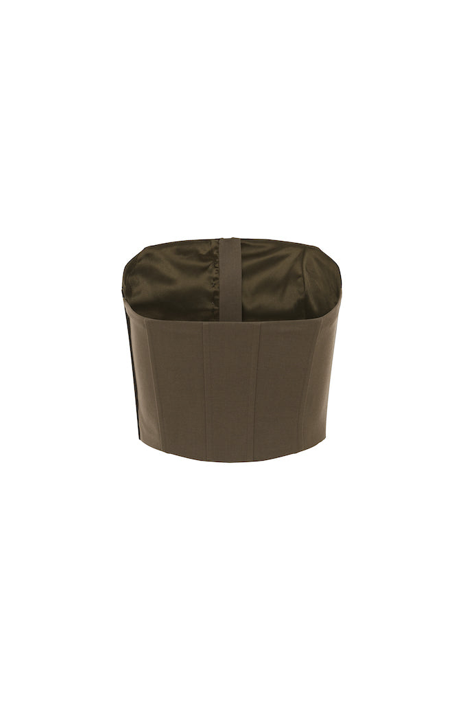 Oliver Corset Top - Chocolate