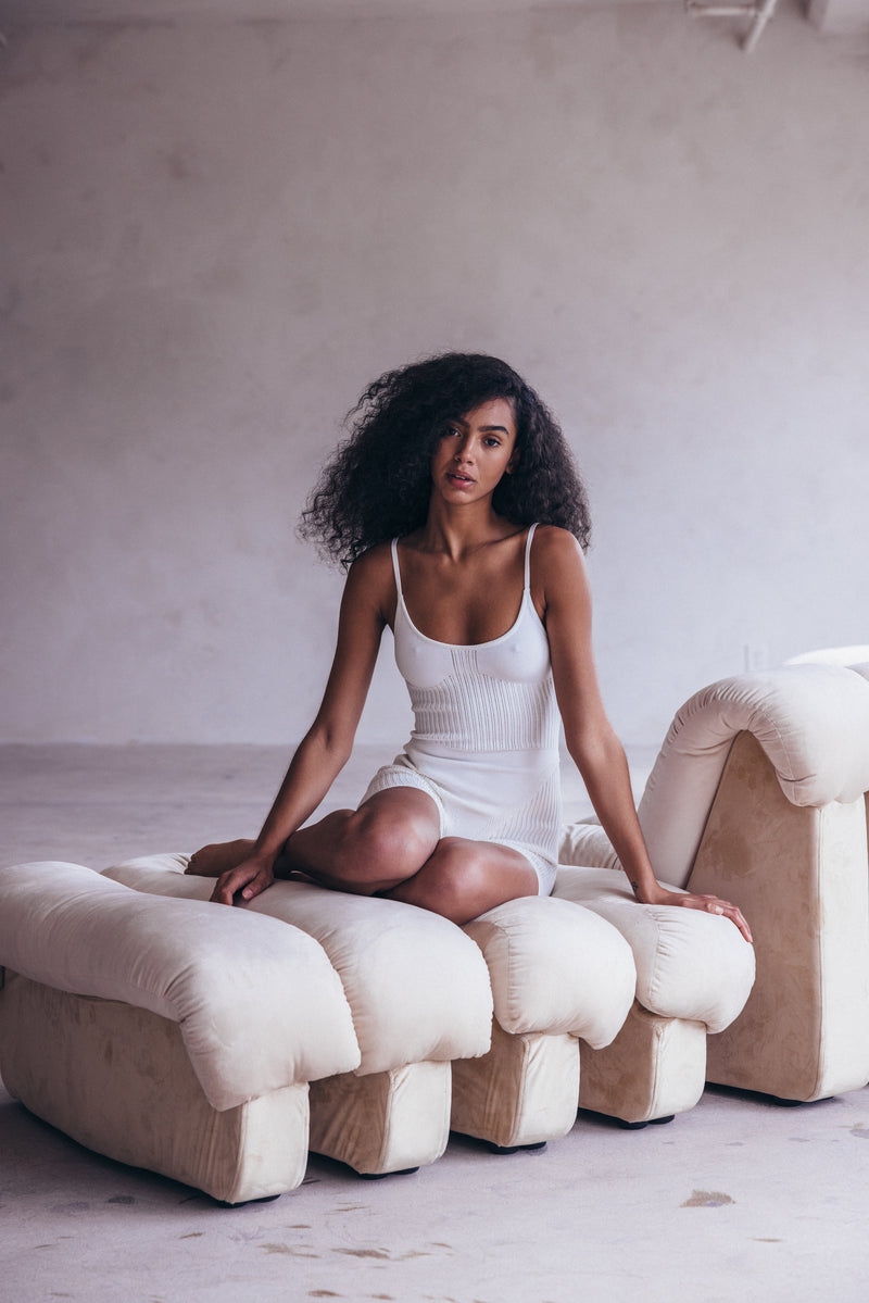Mimi Romper White