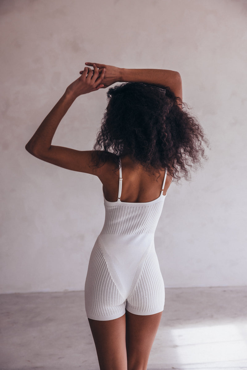 Mimi Romper White