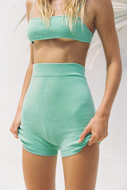 Lovey Bike Short Sea Foam Green